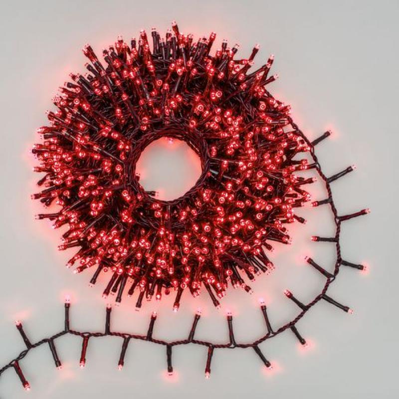 Minicluster 6 cm ntl 1000 led rosso 4+20,5mt