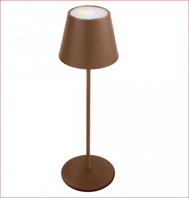 Josephine lampada da tavolo usb corten