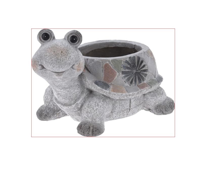 Vaso tartaruga mgo 34x24x23 cm