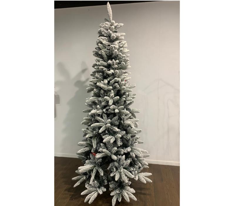 Albero saint moriz slim innevato 210 cm