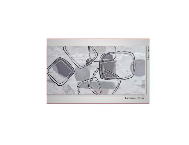 Quadro figura geometrica cm 60x120