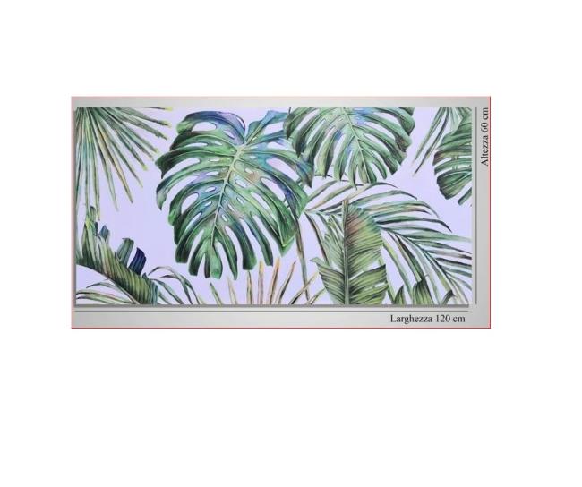 Quadro foglie cm 60x120