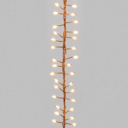 Mini cluster 300 miniled 2,5 mt bianco caldo