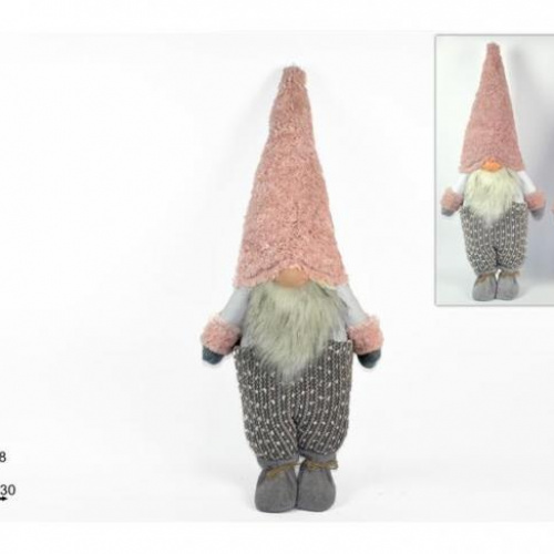 Gnomo di natale cm. 75 c/cappello