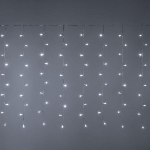 Snow light nevicata 120 led bianco l. 200x100cm