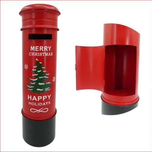 Cassetta postale natale cilindrica cm 19x19x65,5