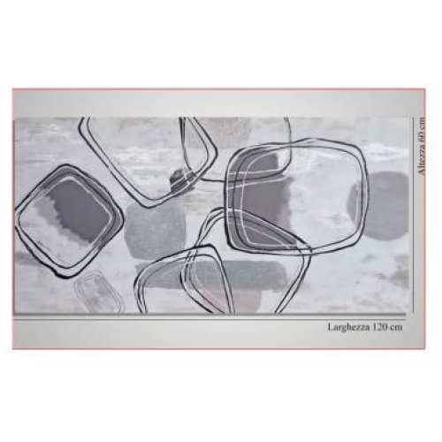 Quadro figura geometrica cm 60x120