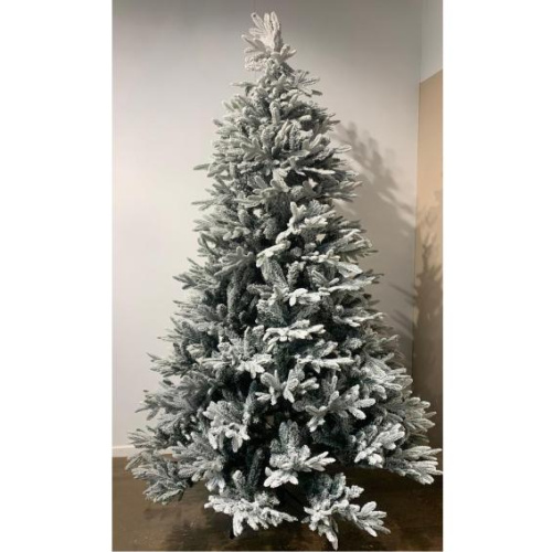 Albero monte bianco delux innevato h. 210 cm