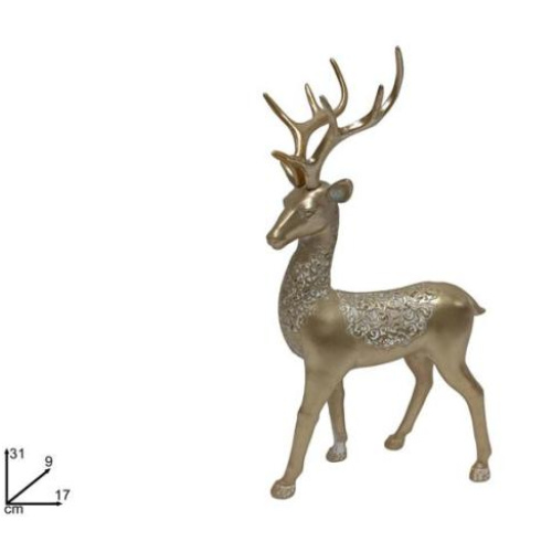 Renna decorata 31 cm